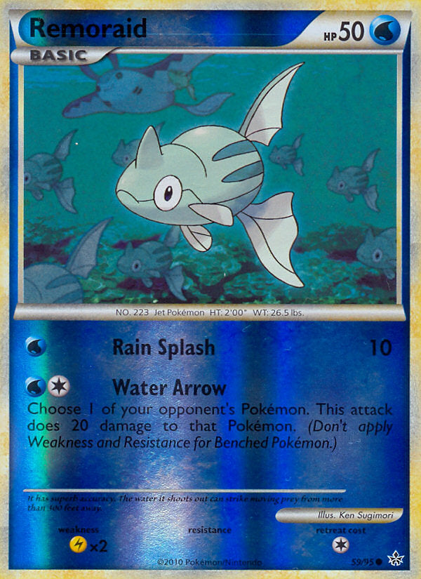 Unleashed Remoraid #59/95 reverse holo